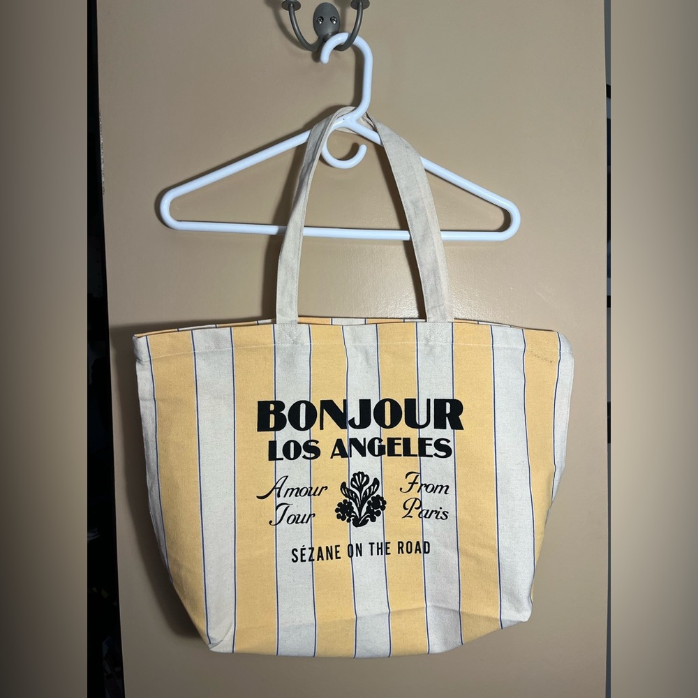 Sézane Bonjour Los Angeles Tote Bag